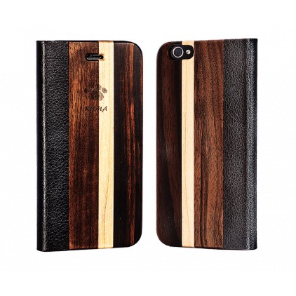"Flip" Walnut, Maple and Ebony Iphone 4/4S Case