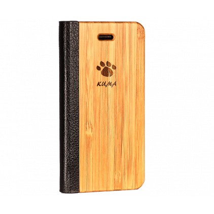 "Flip" Coque Bois Bambou Iphone 7/8