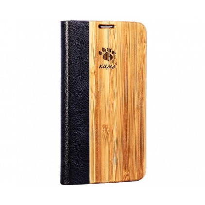 "Flip" Coque Bamboo Galaxy S7 edge