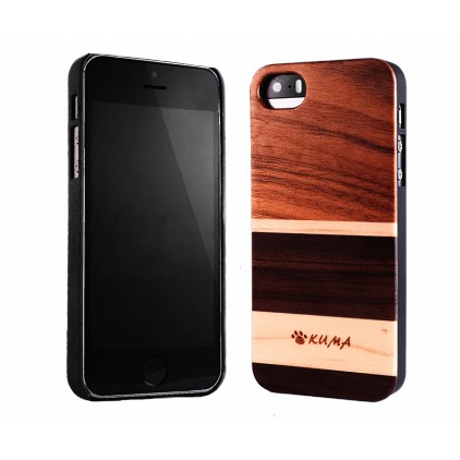 "Mix" Walnutwood & Maple iPhone 5/5S Case