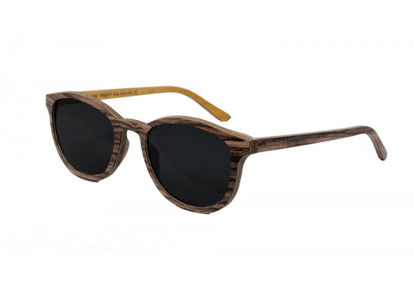 "Bora" Lunettes Bois Noyer & Teak