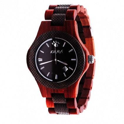 "Fauve" Montre Bois de Santal