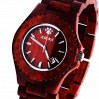 "Jungle" Montre Bois de Santal Rouge