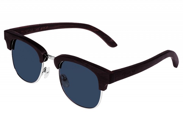 "Timeless" Brown Dyed Maplewood Sunglasses