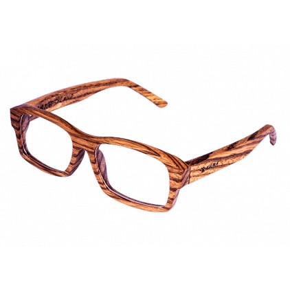 "Visual" Zebrawood Glasses
