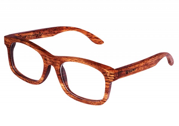 "Timeless" Brown Dyed Maplewood Sunglasses