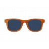 "Wayfarer" Lunettes Bois Erable Marron